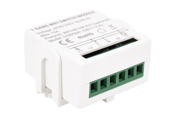 Cofan – Relé Inteligente WiFi 1 Interruptor | Para Luces hasta 10 A | Control por App Smart Life o Tuya | Compatible con Alexa y Google